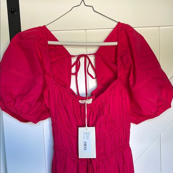 Ulla Johnson Dresses & Skirts - Ulla Johnson Pink Backless Tie Front Maxi Dress